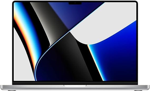 16-inch MacBook Pro: Apple M1 Pro chip with 10‑core CPU and 16‑core GPU, 16GB, 512GB SSD - Silver